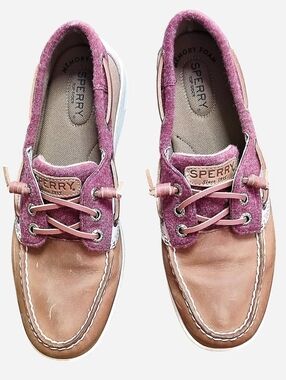 Women's Sperry Top Sider Multicolored Boat/ slip On Shoes Size 8